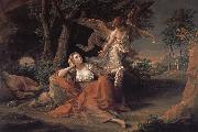 Pompeo Batoni Angels coming out in the desert in front of the Hagar oil painting picture wholesale